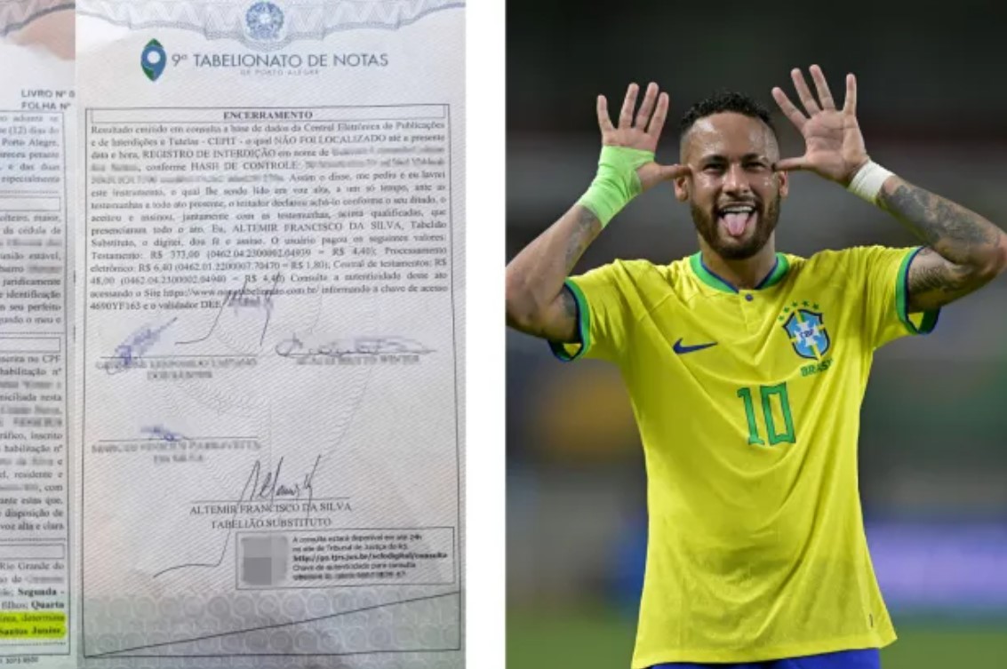 سند میلیارد برزیلی که تمام دارایی خود را برای نیمار کنار گذاشته است