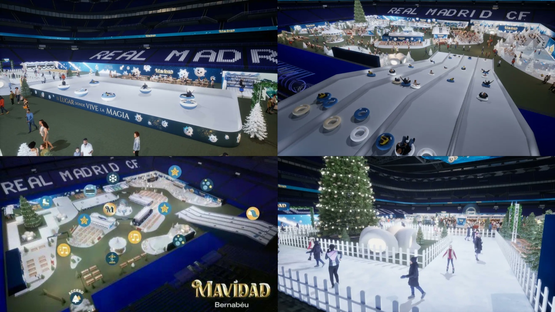 برنابئو در تعطیلات کریسمس این شکلی خواهد شد