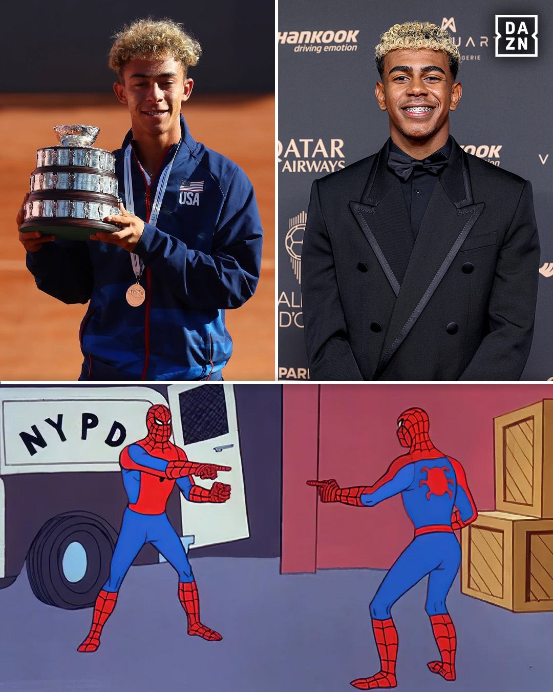 شباهیت خیره کننده ورزشکار آمریکایی به لامین یامال