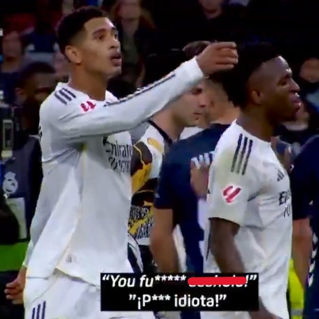 فحاشی باورنکردنی جود بلینگام به یک داور