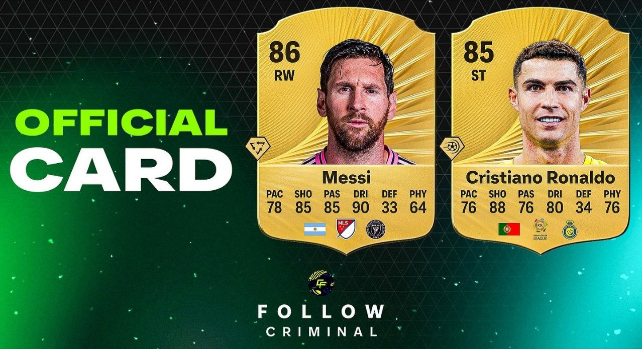 ریتینگ کریستیانو رونالدو و لیونل مسی در EA FC 26