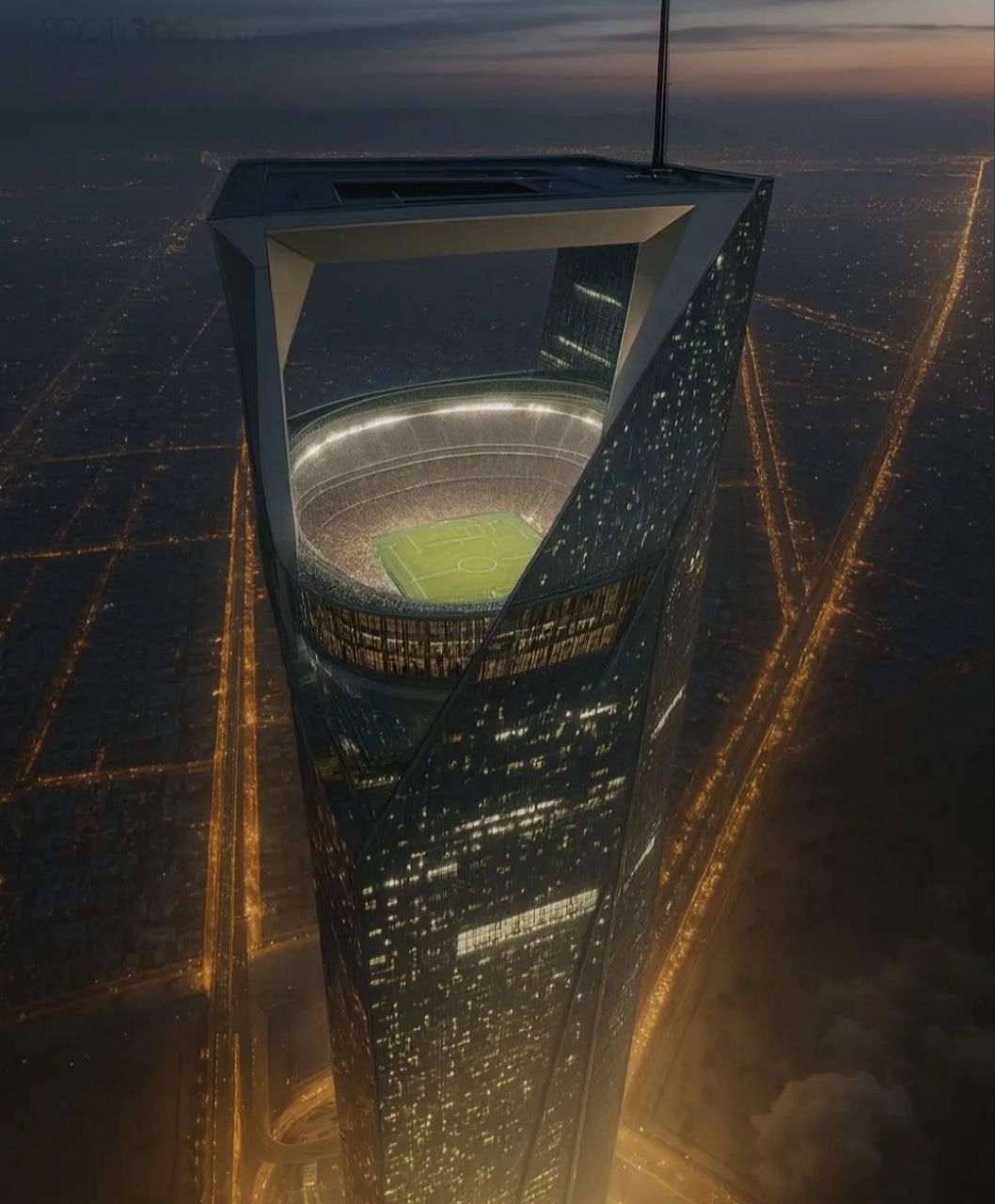 طرح مفهومی از ورزشگاه نئوم