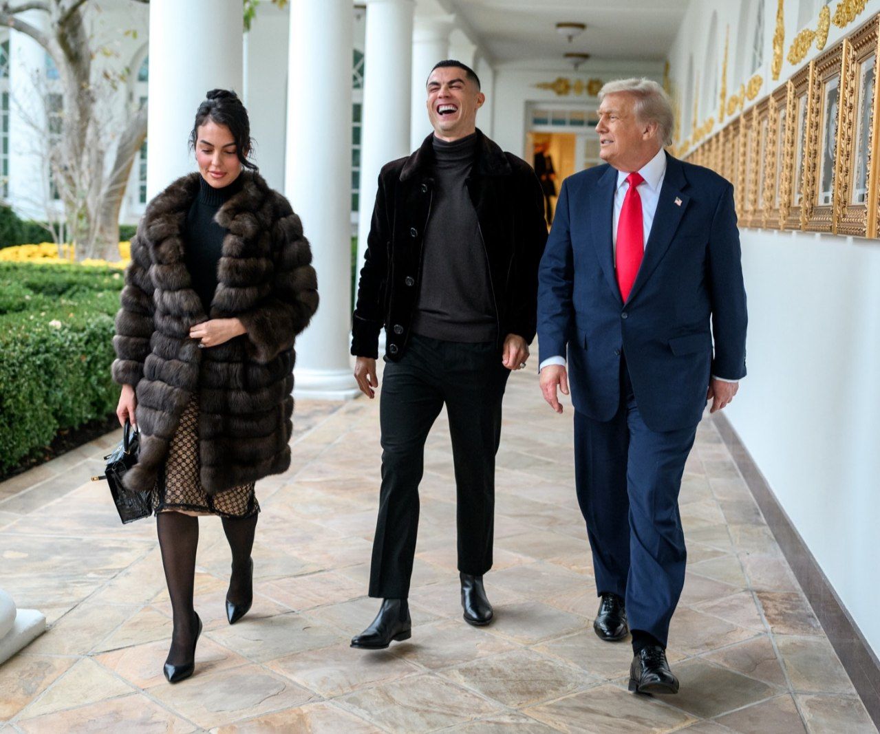 حضور کریستیانو رونالدو در کاخ سفید 