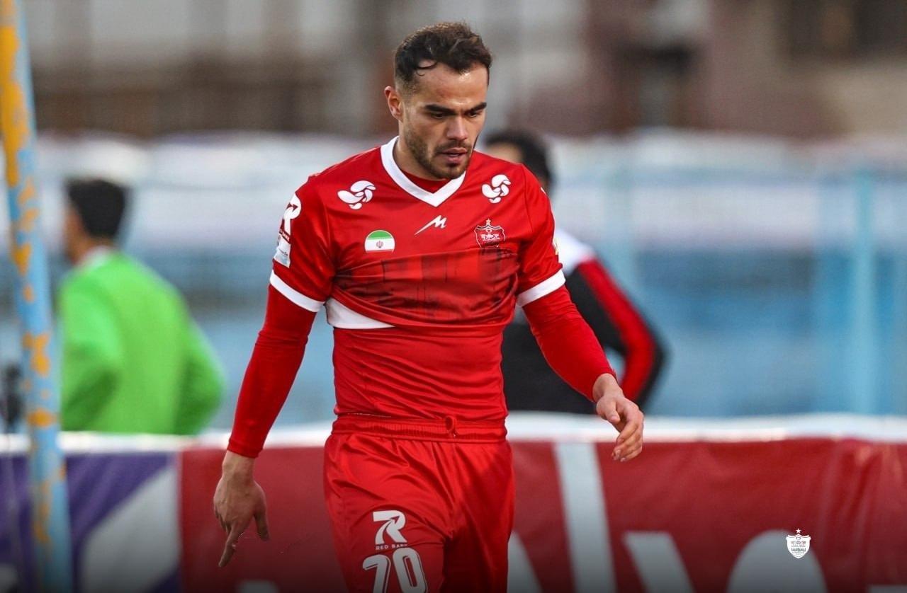 اوستون اورونوف وینگر پرسپولیس تهران - بازی با ملوان - لیگ برتر ایران